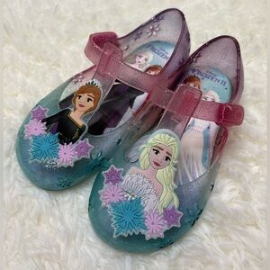 Frozen II jelly shoes size 10
